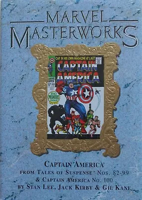 Buy MARVEL MASTERWORKS #46 CAPTAIN AMERICA Vol 2 DELUXE VARIANT HARDCOVER (SEALED) • 99.99£