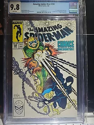 Buy Amazing Spider-Man #298 (First Cameo Of Eddie Brock And Venom) CGC 9.8 1988 • 527.11£