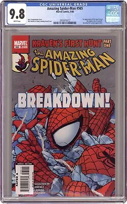 Buy Amazing Spider-Man #565 CGC 9.8 2008 3956979012 • 98.83£