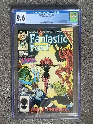 Buy Fantastic Four  #286  CGC  9.6  NM+  White Pages 1/86  Return Of Jean Grey Key! • 51.97£