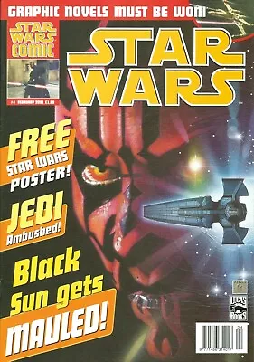 Buy Star Wars Comic #4 (vol 2) Darth Maul / Titan Comics Uk / Feb 2001 / N/m • 6.95£