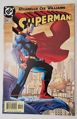 Buy SUPERMAN #204 (2004) First Printing, Signed By Scott Williams & Alex Sinclair • 12.50£
