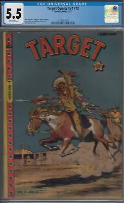 Buy Target 7#12  Cgc 5.5  1947  -great Native American Cover • 117.75£