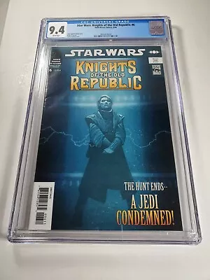 Buy STAR WARS: KNIGHTS OF THE OLD REPUBLIC #6 CGC 9.4 Cameo Of Haazen! • 38.38£