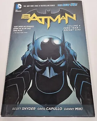 Buy Batman Vol 4 Zero Year Secret City New 52 Hardback DC Comics Snyder FIRST PRINT • 10.99£