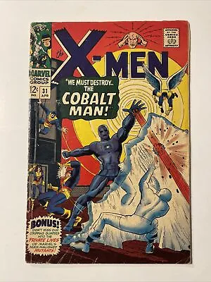Buy Uncanny X-Men #31 (1967 Marvel Comics) Cobalt Man LOW GRADE • 31.62£