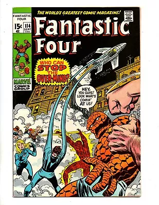 Buy Fantastic Four #114  Vf+ 8.5   Who Can Stop The Over-mind  • 50.67£