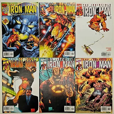 Buy Marvel Comics Iron Man Vol 3 Key Run 6 Issue Lot 25 26 27 28 29 30 High Grade FN • 3.40£
