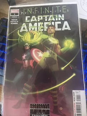 Buy Captain America Annual #1 NM 9.4 INFINITE DESTINIES MARVEL COMICS 2021 • 2.30£