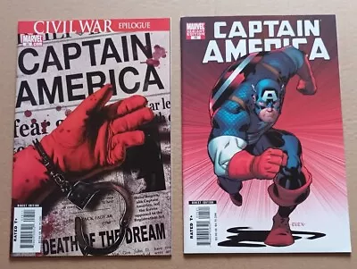 Buy Captain America # 25 + 25 (variant) Death Of Captain America, Near Mint, 2007 • 12.99£