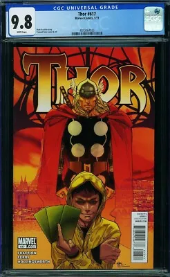 Buy THOR #617 CGC 9.8 WP 2011 Marvel (1st App Kid Loki) MCU DISNEY+ • 90.67£