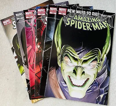 Buy Marvel Comics Amazing Spider-man 568-573 - New Ways To Die - Variant Covers! VF+ • 94.60£