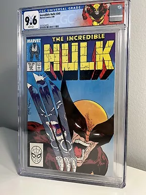 Buy Cgc 9.6 Incredible Hulk #340 Marvel 1988 Todd Mcfarland - Custom Label • 414.08£