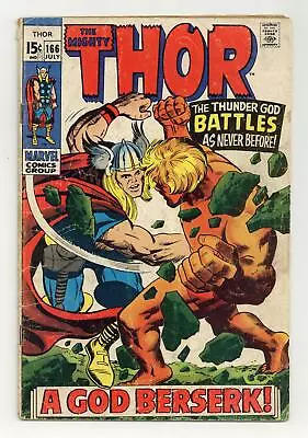 Buy Thor #166 GD- 1.8 1969 • 29.25£