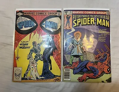 Buy Peter Parker, The Spectacular Spider-Man #48 &70. Marvel, 1980. Mid To Low Grade • 7.88£