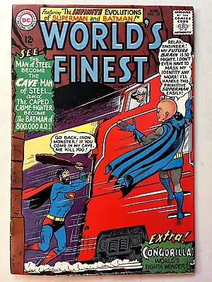 Buy World’s Finest Comics #151 W/cave-man Of Steel Batman Of 800,000a.d! (dc 1965) • 14.38£