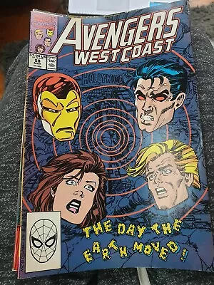 Buy Avengers West Coast #58 In Very Fine Minus Condition. Marvel Comics  • 2.29£