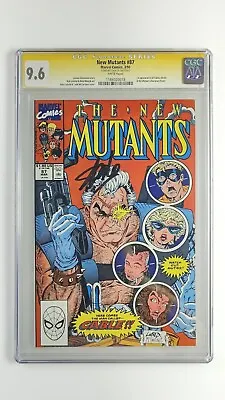 Buy Signed Stan Lee New Mutants 87 CGC 9.6 SS 1st App Cable NM+ Deadpool X-Men WP • 791.58£