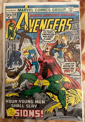 Buy Avengers #113 Very Good 3.0 Off-White Pages (1963 1st Series) • 11.89£