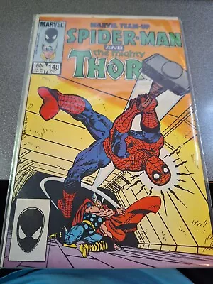 Buy Marvel Comics Marvel Team-Up Spider-Man And Thor Issue 148 VF/NM /7-243 • 2.79£