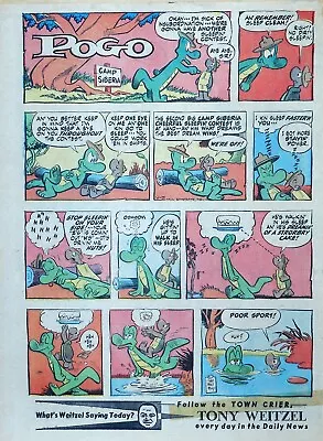 Buy Pogo By Walt Kelly - Large Full Tab Page Color Sunday Comic - September 3, 1961 • 2.35£