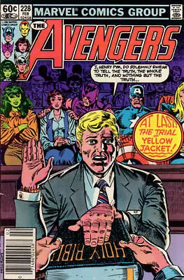 Buy Avengers, The #228 (Newsstand) FN; Marvel | Trial Of Yellowjacket - We Combine S • 3.93£