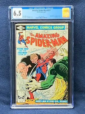 Buy Amazing Spider-Man #217 Vol 1 Comic Book - CGC 6.5 - 1st App Of Mud-Thing • 55.32£
