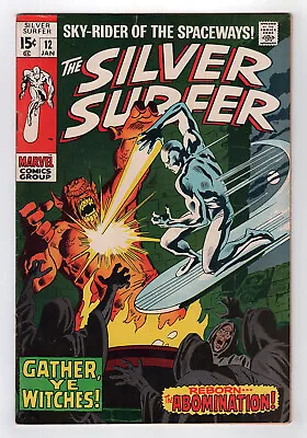 Buy Marvel 1970 SILVER SURFER (1st Series) No. 12 FN/VF 7.0 Vs. The Abomination! • 41.78£