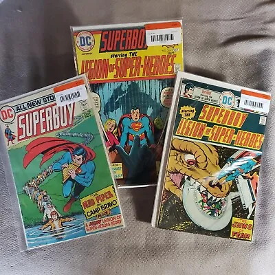 Buy 1970s Superboy Comic Lot #'s: 190, 204 & 213 (DC COMICS) • 11.86£