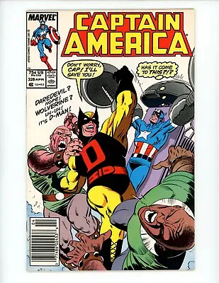 Buy Captain America #328 Comic Book 1987 FN/VF 1st App D-Man Mike Zeck Marvel • 4.79£