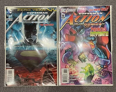 Buy Action Comics #6, #25 New 52 2014 Superman • 5.99£