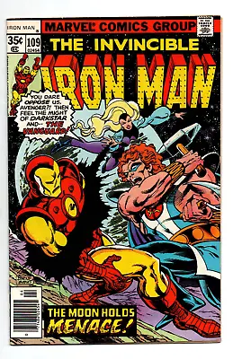 Buy Invincible Iron Man #109 Newsstand - 1st App Vanguard - 1978 - (-VF) • 7.90£