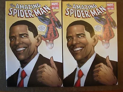 Buy THE AMAZING SPIDER-MAN #583 2 Copies CGC Pre-Screen VF / NM 2nd Print Obama • 6.39£