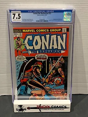 Buy Conan The Barbarian # 23 CGC 7.5 1973 1st Appearance Of Red Sonja [GC23] • 102.77£