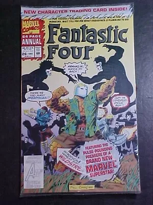 Buy FANTASTIC FOUR ANNUAL #26! SEALED W/TRADING CARD! NM- 1993 MARVEL COMICS • 1.58£