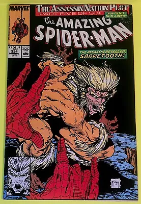 Buy Amazing Spiderman #324 Mcfarlane Sabertooth ~ Marvel Iconic Cover Spider-man Asm • 15.88£