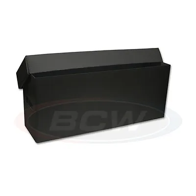 Buy 40 X Middle Size Comic Storage Plastic Box.BLACK Finish. Aprox 21  Inches Long • 460£