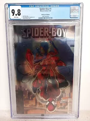 Buy Rare Spider-boy #1 Andrews Foil Variant Cgc 9.8 🔥🔥 2024 • 50£