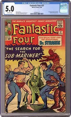 Buy Fantastic Four #27 CGC 5.0 1964 4390841017 • 181.84£