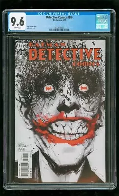 Buy Detective Comics #880 CGC 9.6 Foil Edition Variant Joker  Virgin  Cover 1CGC. • 219.99£