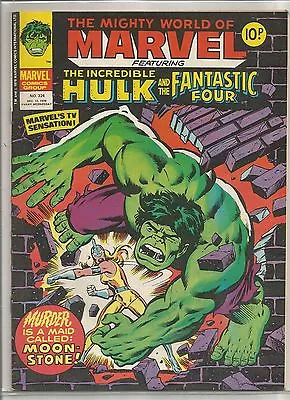 Buy Mighty World Of Marvel / Incredible Hulk : Comic Book #324 From December 1978 • 6.99£