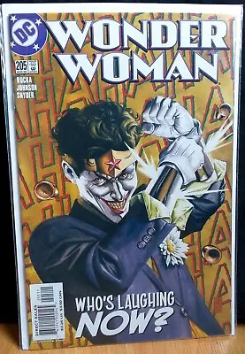 Buy Wonder Woman #205 *Joker Cover!* (JG Jones/Greg Rucka) NM 2004 DC Comic  • 6.99£