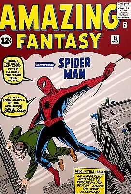 Buy Amazing Fantasy #15 11x16 Art Print By Jack Kirby (Spider-Man 1962), New Marvel • 28.33£