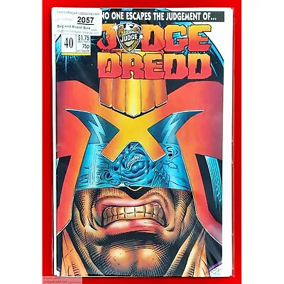 Buy Judge Dredd # 40 Fleet Way Quality Comics 1 2000AD Comic Book Issue (Lot 2057 # • 7.99£