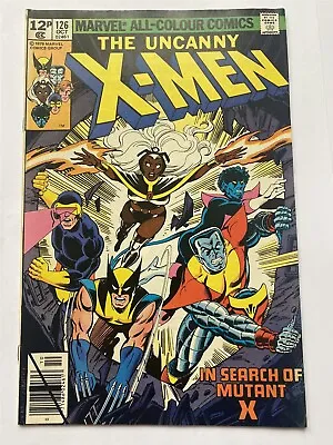 Buy THE UNCANNY X-MEN #126 John Byrne UK Price Marvel Comics 1979 VF/VF- • 17.95£