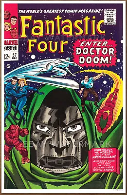 Buy Fantastic Four #57  POSTER Art Print '92  Jack Kirby Doctor Doom • 8.10£