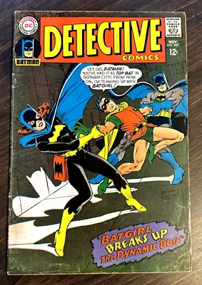 Buy Detective Comics #369 (DC 1967) Batgirl Breaks Up Dynamic Duo! VG+ • 39.49£