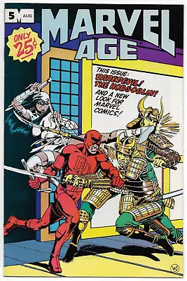 Buy Marvel Age #5 Marvel Comics Shooter Janson Stern Johnson FN/VFN 1983 • 5.50£