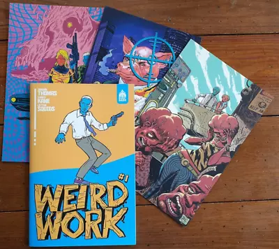Buy Weird Work #1, Shaky Kane, Art Cards, 1st Print, Burnt Barn Comics, 2021, Vf • 13.99£