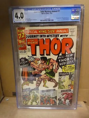 Buy Marvel Comics Journey Into Mystery Annual 1 Thor 1st Appearance Hercules CGC 4.0 • 389.99£